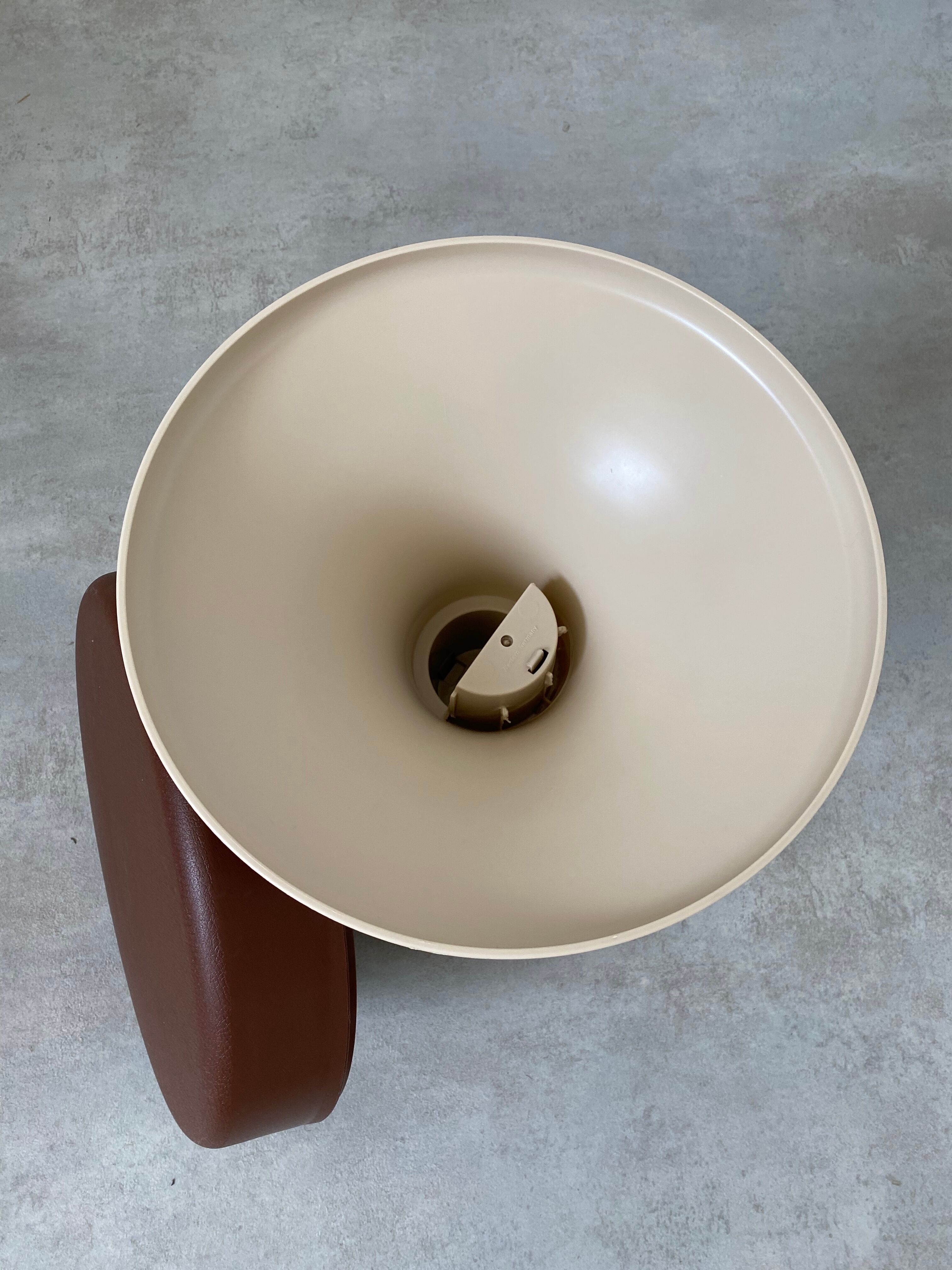Old vintage plastic tulip stool 1970