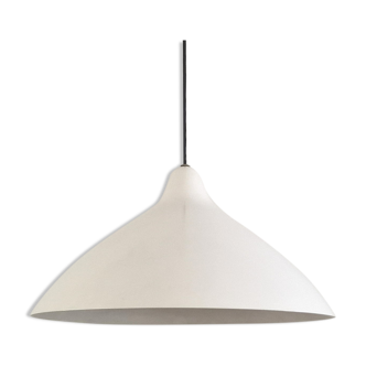 White metal pendant lamp by Lisa Johansson-Pape for Stockmann-Orno, Finland