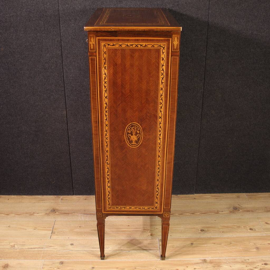 20th Century Louis XVI Style Inlaid Chest of Drawers