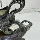 Table jardinière and its silver-plated tray in Louis XV style.