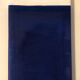 Abstract blue and white oil painting.