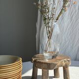 Vase transparent en verre H22