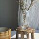 Vase transparent en verre H22