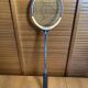 Vintage dunlop badminton racket wood + sports cover #e240