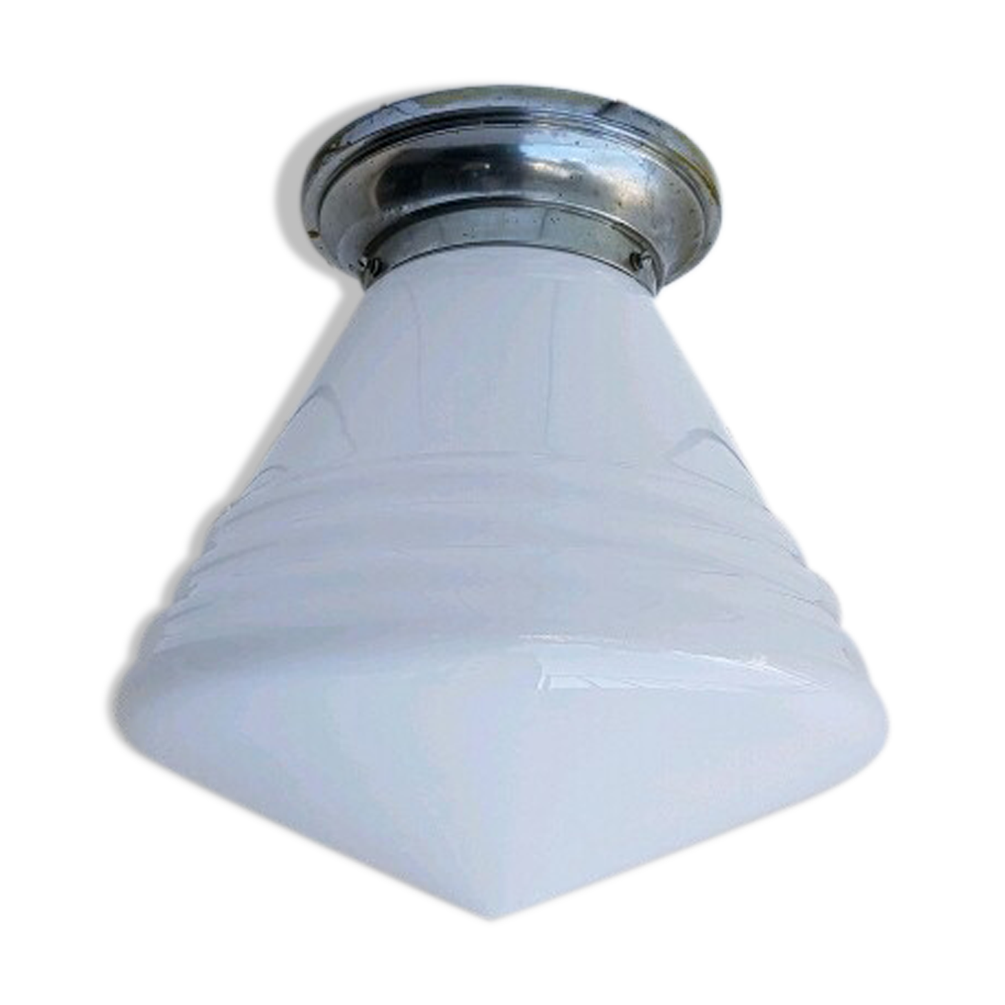 Ceiling light in opaline 50