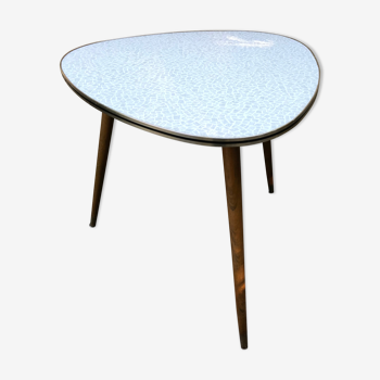 Free-form vintage tripod coffee table