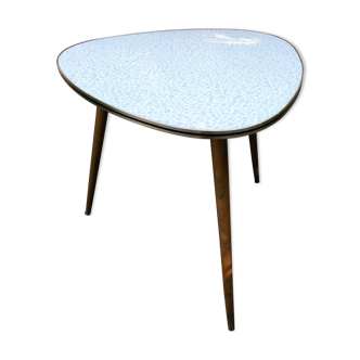 Free-form vintage tripod coffee table