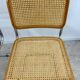 Lot of 2 identical caned chairs Cesca B32 design Marcel Breuer 1970 Made in Italy vintage