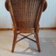 Set of 2 armchairs in adult varnished woven rattan