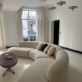4/5 seater rounded sofa