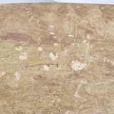 Rectangular Beech Coffee Table by Paolo Buffa with a Pink Travertine Top