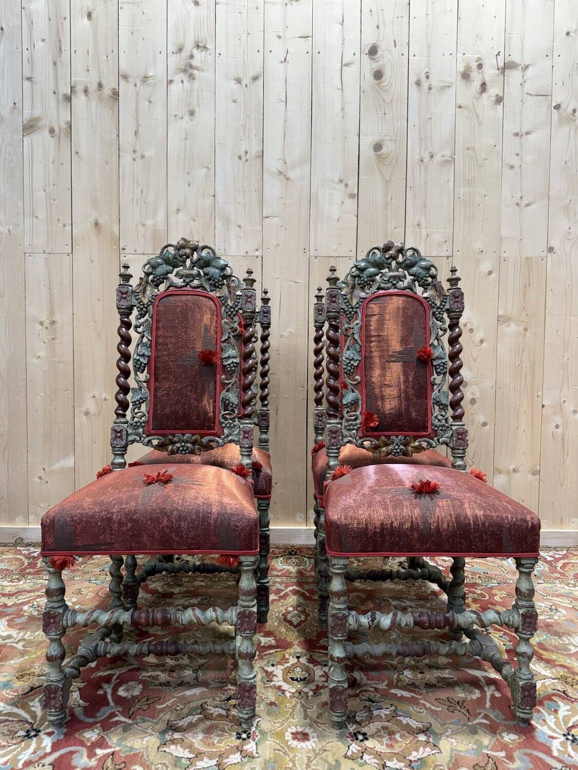 Set of 4 chairs in High Period style