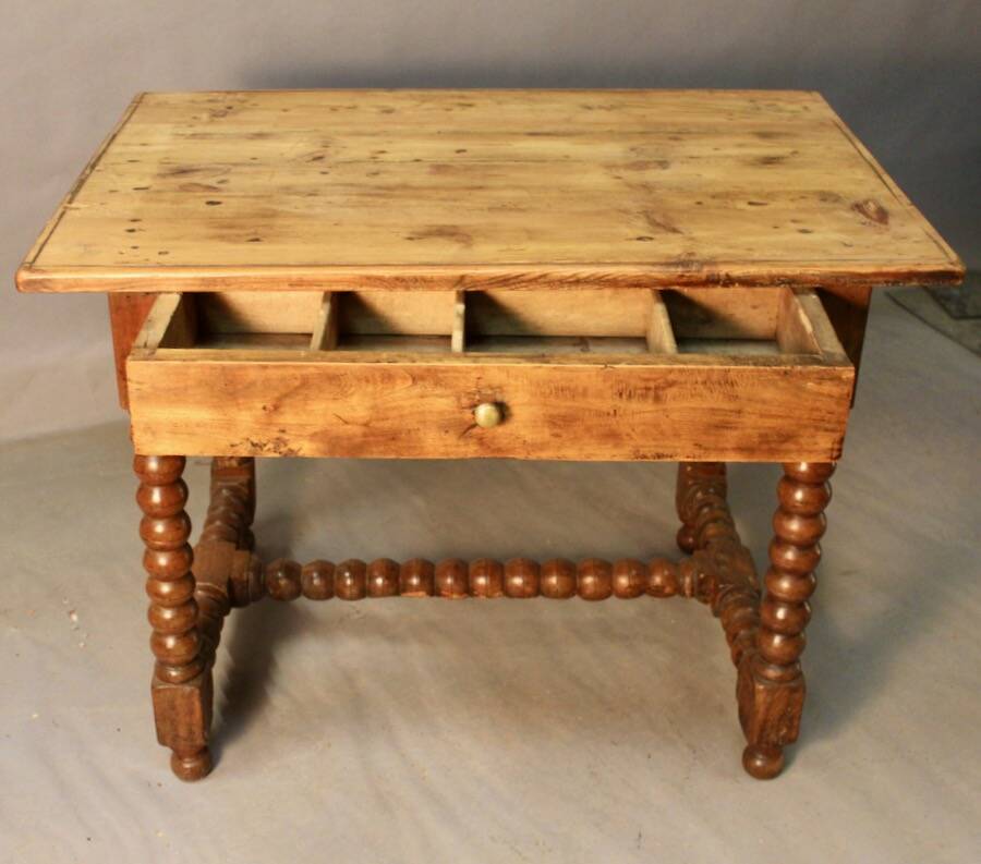 Louis XIII Writing Table with Rosary Feet