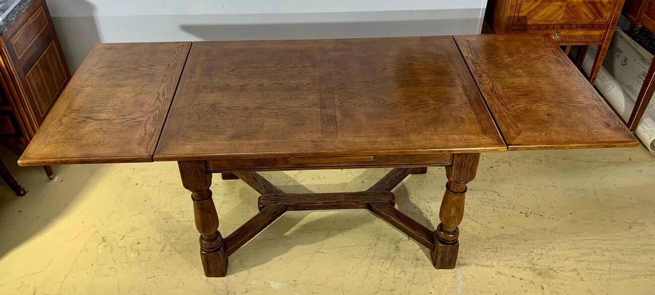 Farm table in solid oak 210 cm x 80 cm