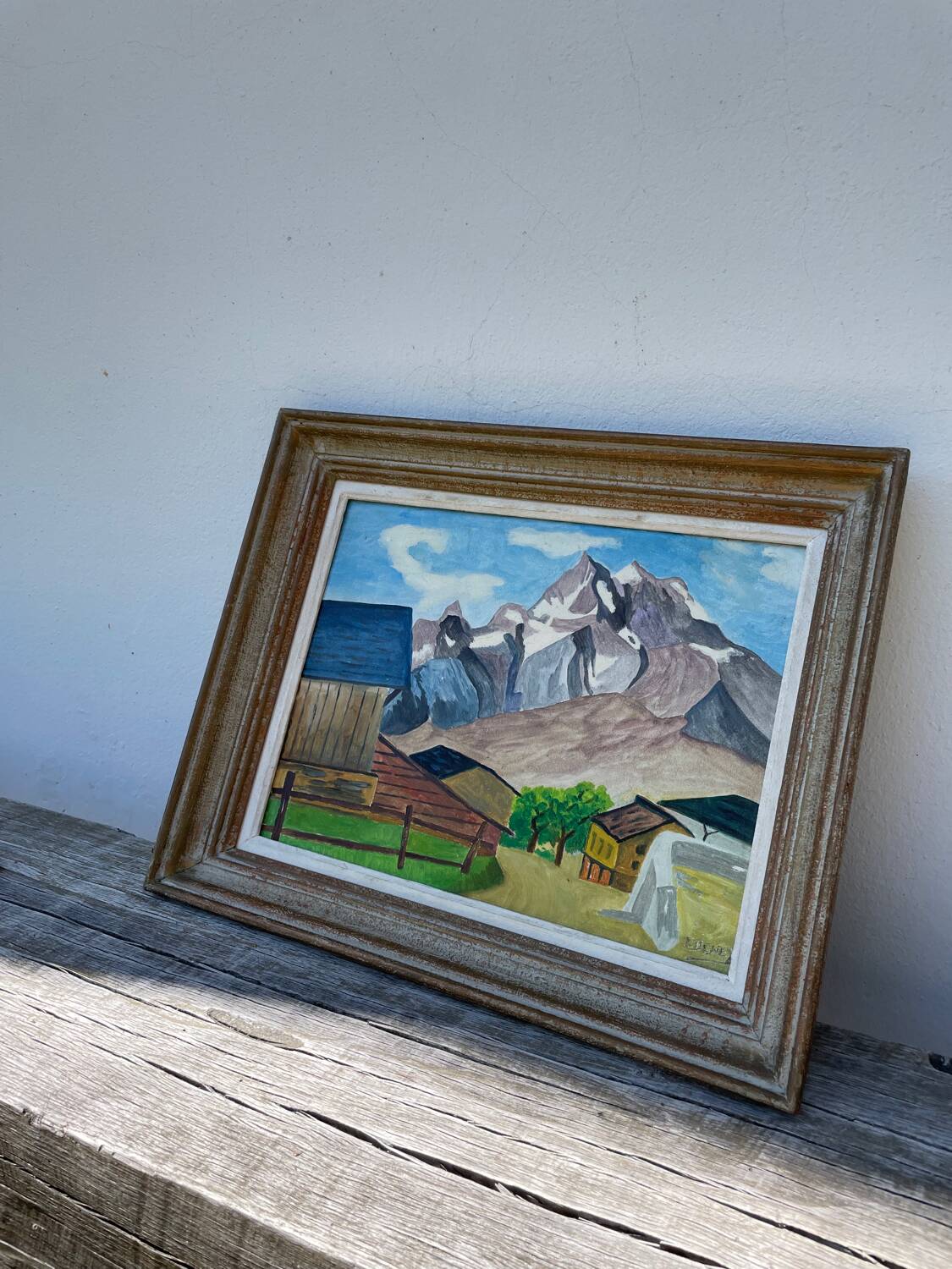 Tableau paysage montagne