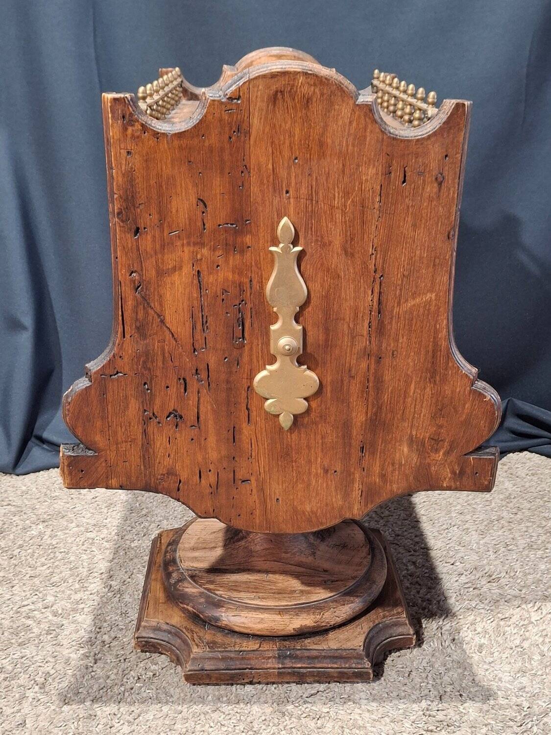 Mini bar maritime in solid wood and brass