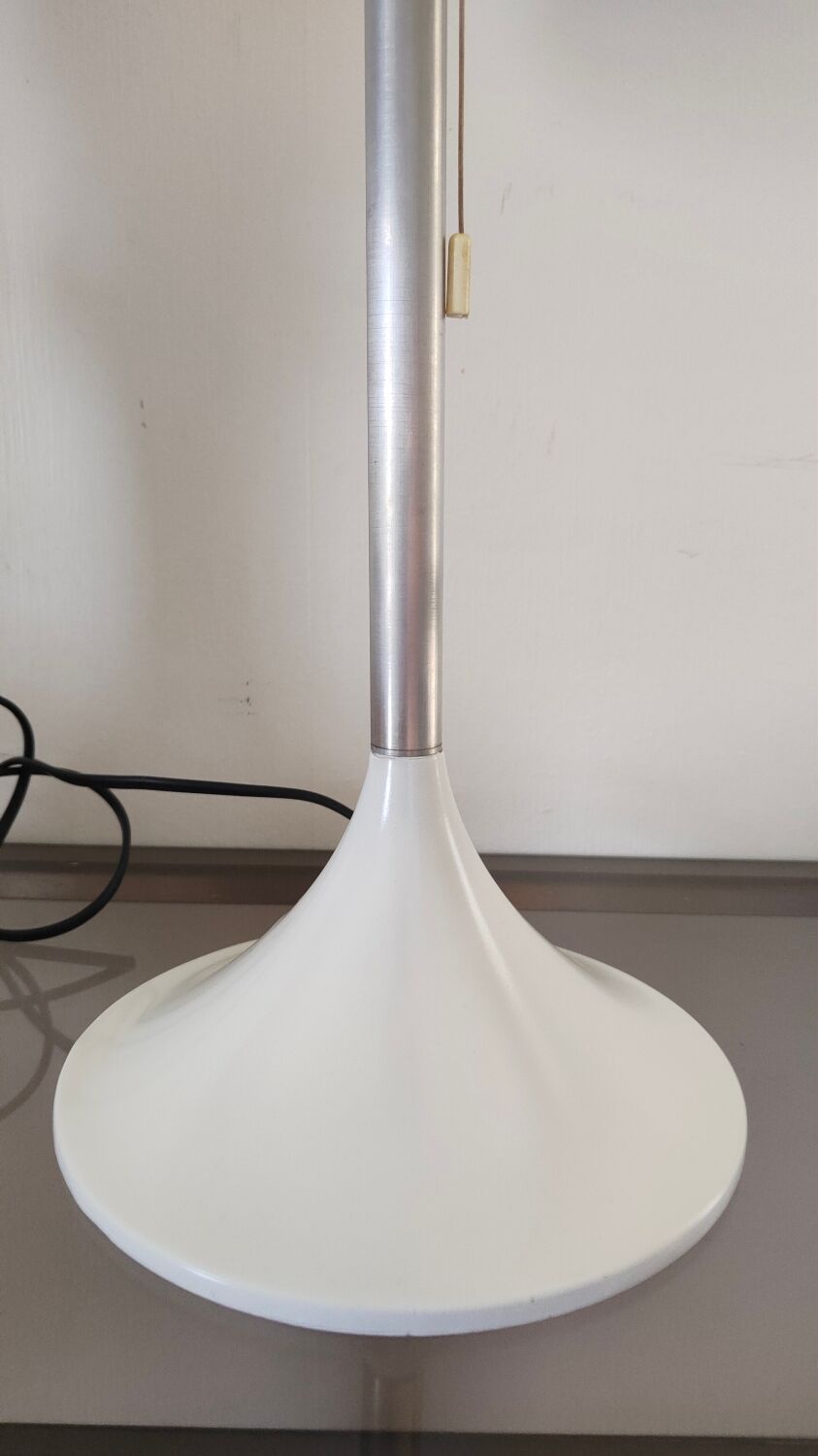 Mushroom lamp 1970 opaline