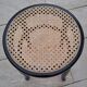 Wooden and cane stool