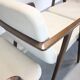 Set of 4 Lolita Dining Chair with Arms by Porada, 21st Century