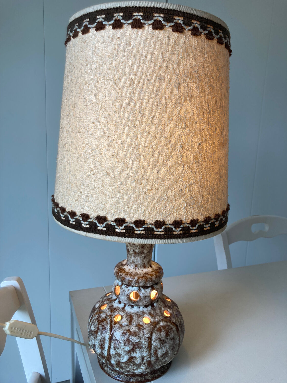 Table lamp 70 cm double lighting