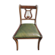 Lyre chair in mahogany