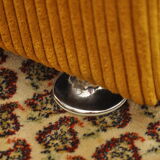 Corduroy modular sofa, 1970s, set of 6