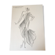 Guy Laroche of press at the end of the 1980s fashion illustration