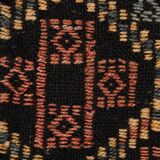 6x9 Green & Red Geometric Vintage Kilim Rug