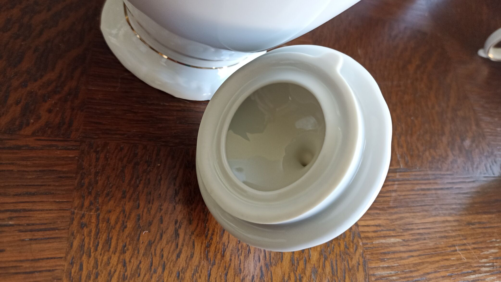 Coffee serving head Winterling Schwarzenbach in porcelain