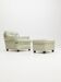 Poltrona Frau 'Dream B' armchair and ottoman, Italy, 1980s