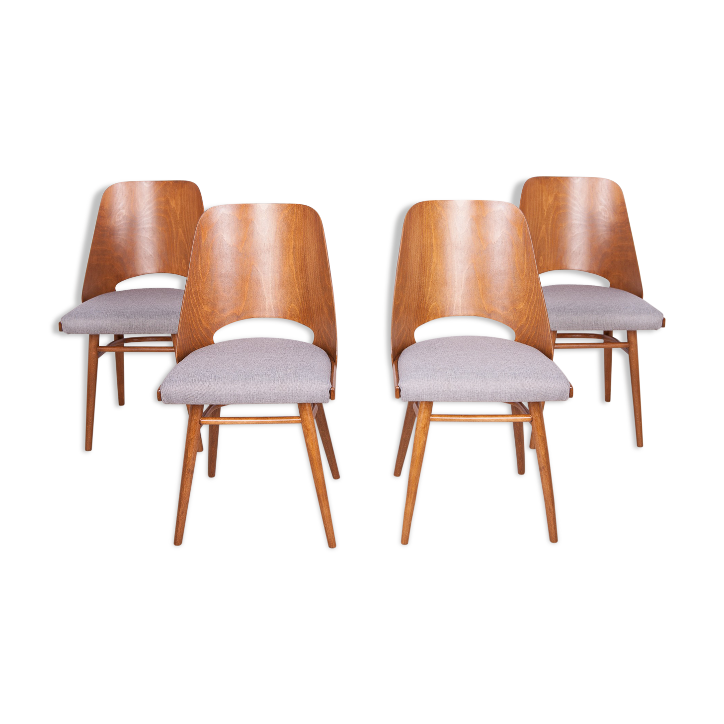 Model lollipop dining chairs from Tatra, 1960s, set of 4