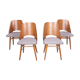 Model lollipop dining chairs from Tatra, 1960s, set of 4