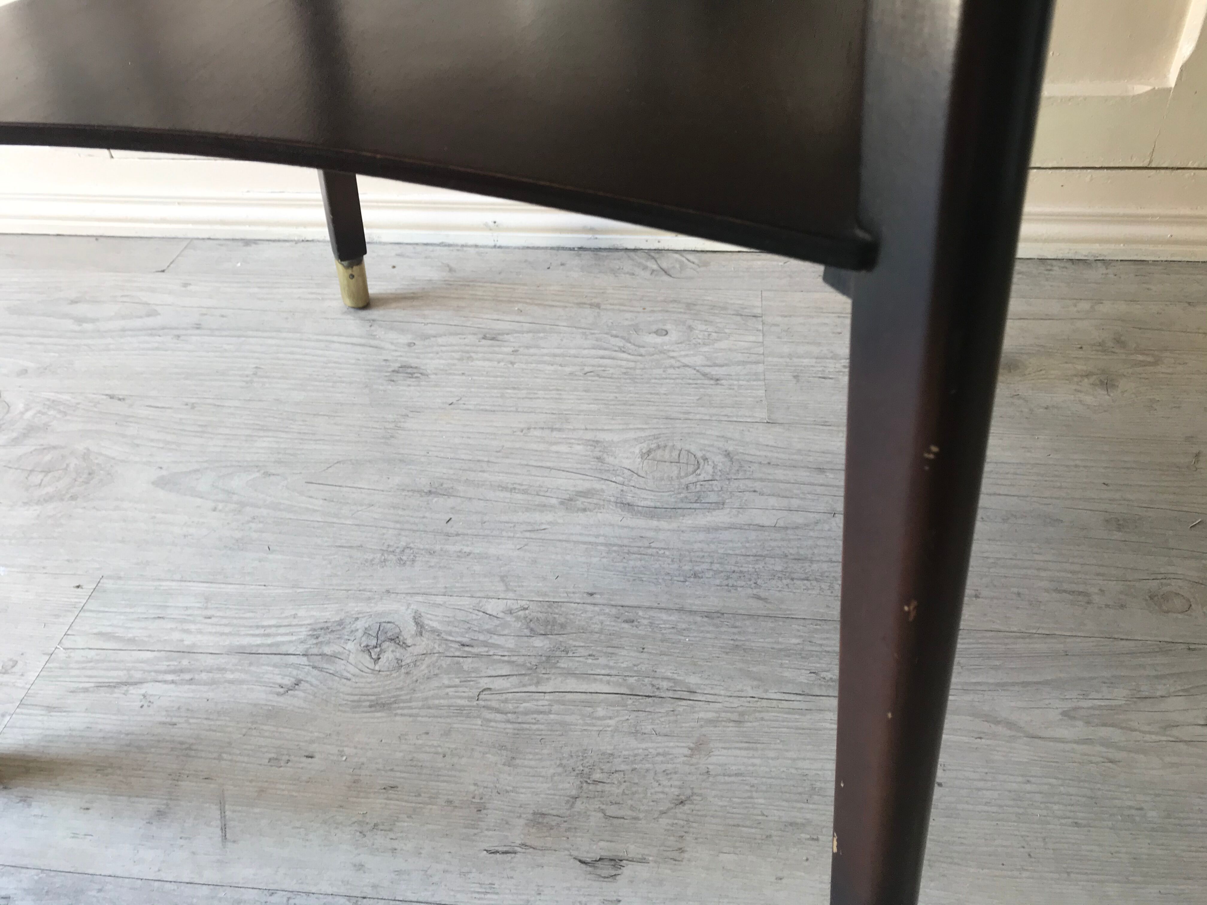 Vintage two-plated round coffee table