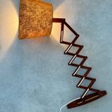 Lampe applique accordéon ou ciseaux, design scandinave des années 60