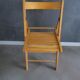 Antique wooden folding chair