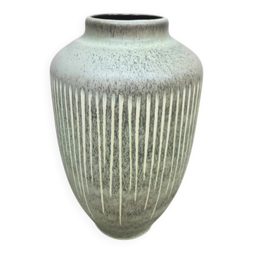 Vintage ceramic textured vase Steuler 'Nature green'