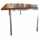 Table model AT-318 in teak and steel by Hans J. Wegner.