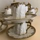 Limoges porcelain coffee service - Chabrol and Poirier - Bac and Périgault - Early twentieth century