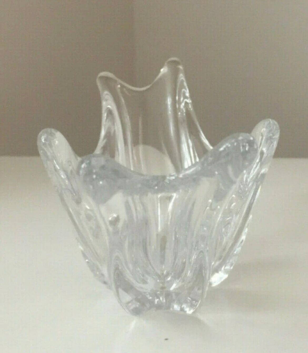 Daum France crystal emptying cup