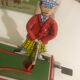 Ancient mechanical toy "Golfer"