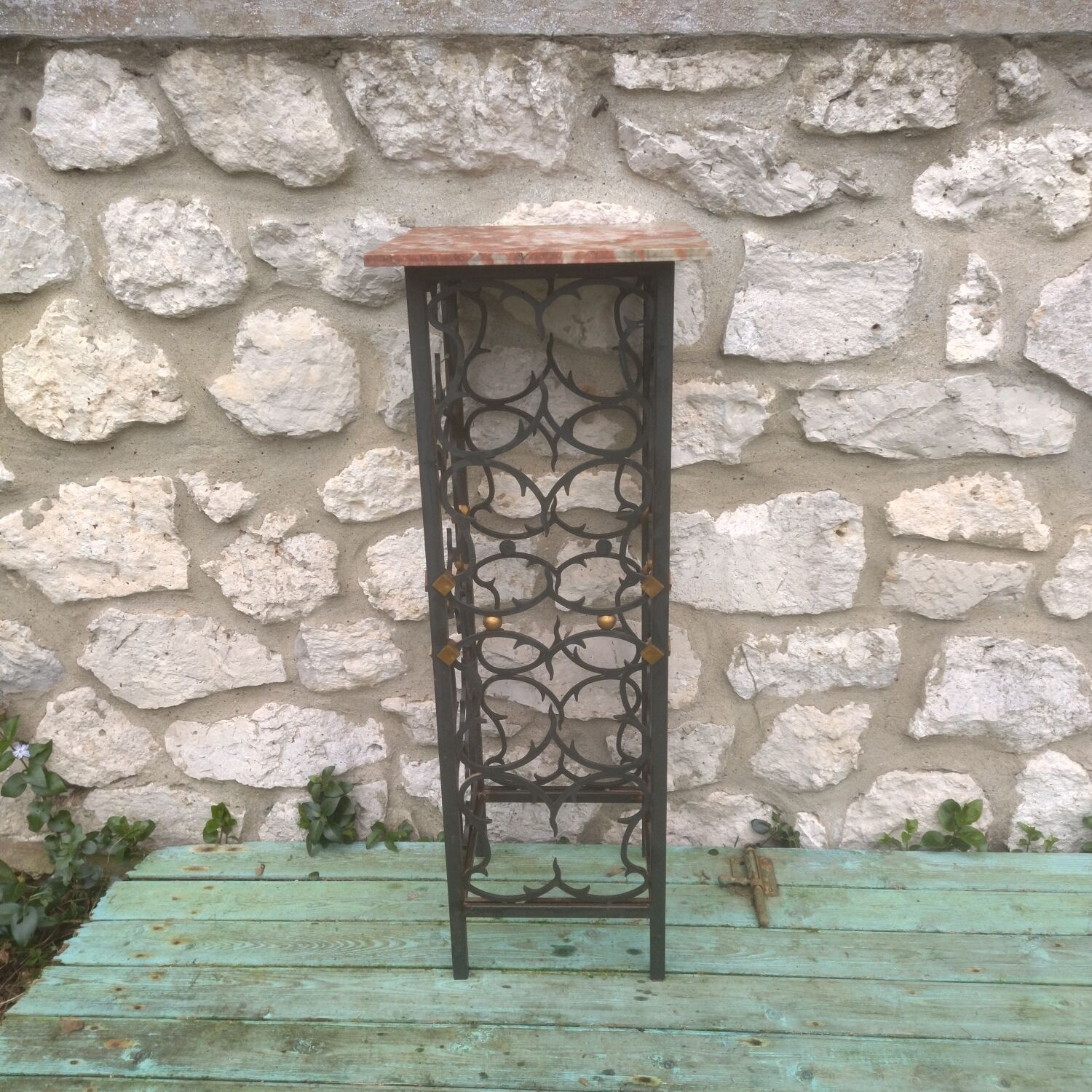 Metal console column 60s