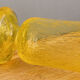Blown glass vase, bubbled