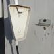 Fixed wall lamp offset 1950 white Ki-e-klair