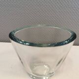 Large and heavy glass vase from Swedish Orrefors Glassworks.