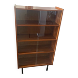 Vintage glass library from the 1960s.