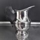 Tea and coffee set on tray, in silver metal Ercuis Goldsmith