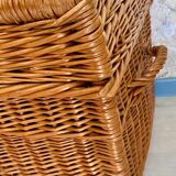 Malle vintage en rotin