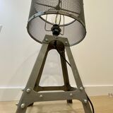 Ancient grey table lamp