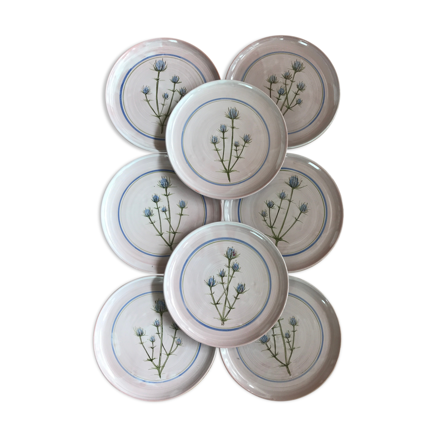 Assiettes dessert vintage