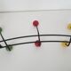 Vintage wall coat rack